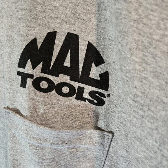 MAC TOOLS Short Sleeve Ash Gray Tee Shirt Men's Size 3XL - Picture 2 of 6